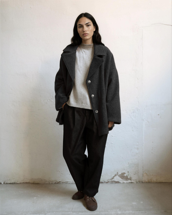100% boiled wool jacket